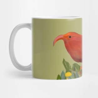 ‘Iʻiwi, Hawaiian Bird Mug